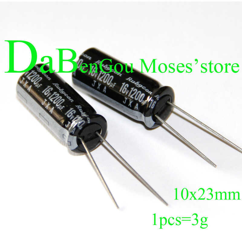1200uf +/- 16v 20% 100% Jepang Original JXA Capacitance Audio Electrolytic Capacitor Radial 10x