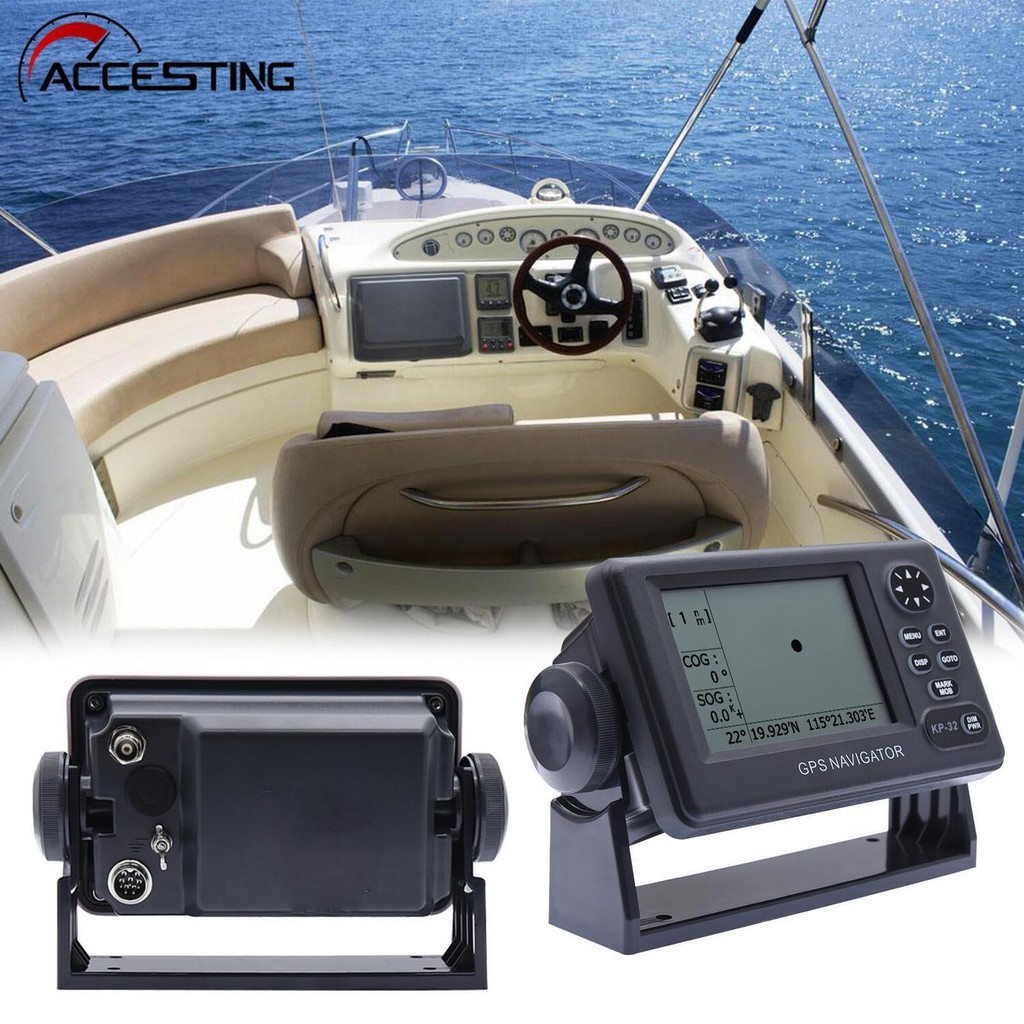 ONWA KP-32 No Ais Transponder GPS/SBAS Marine LCD Navigator Boat Chart Plotter GPS Navigation Locato