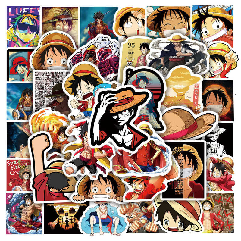 

￥ 48/50/100Pcs Anime ONE PIECE Stickers Decals Graffiti Skateboard Laptop Phone Car Luffy Chopper