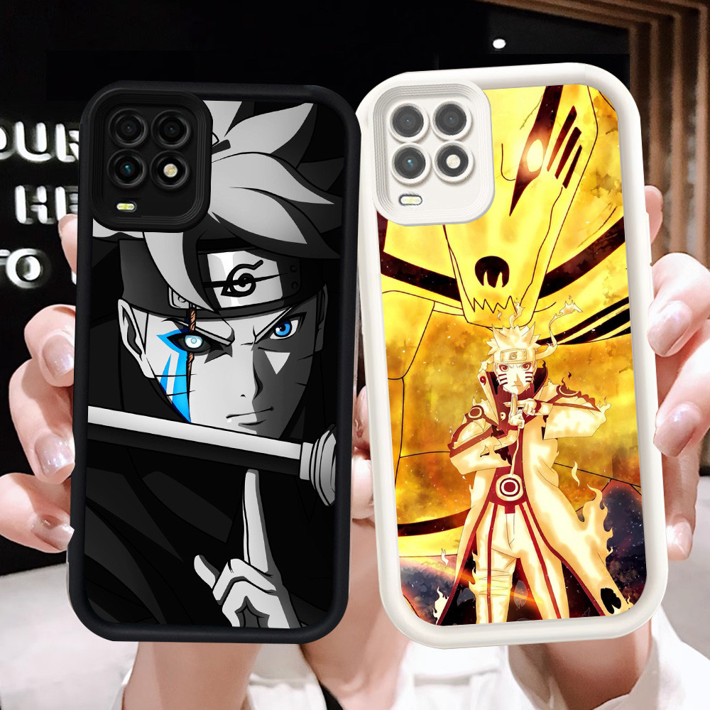 Z-38 Naruto Anime Cool Putih Hitam Casing untuk Realme 8 8S Pro 5G OPPO A54 Case