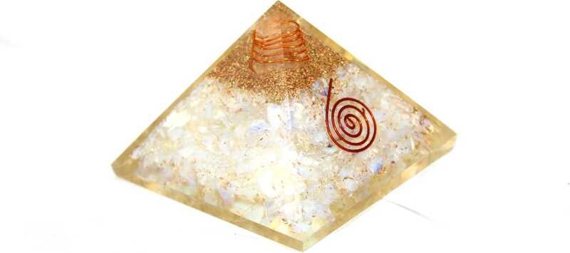 

International 1 Jet Opalite Orgone Pyramid Approx 100-120 Grams Students Stress Relief Purifica