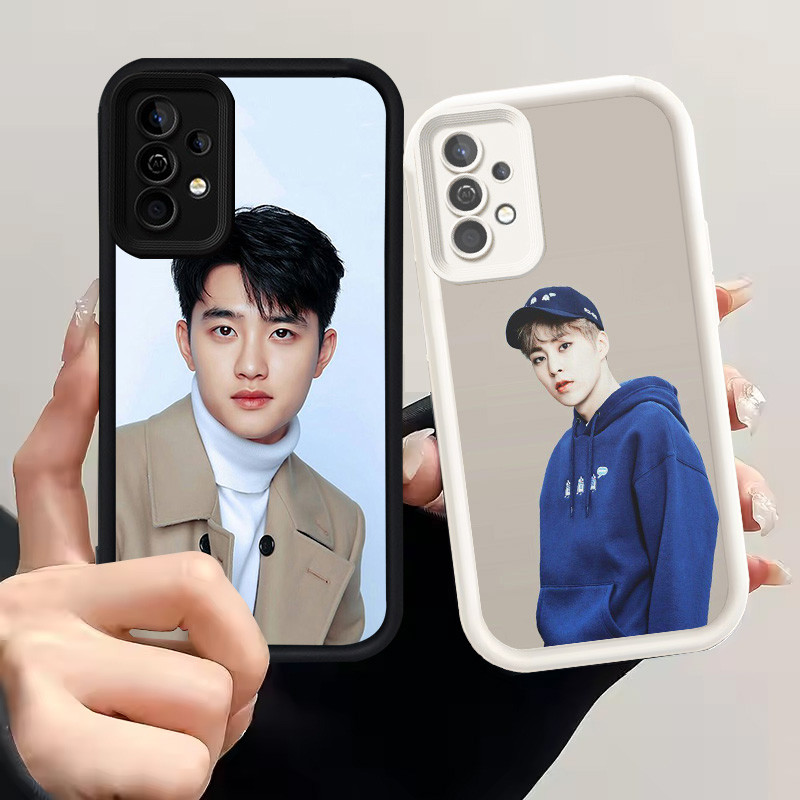 Casing untuk Samsung Galaxy A52 A73 A53 A52S 5G S25 Ultra A36 A56 A26 Silikon Case H-20 EXO Band