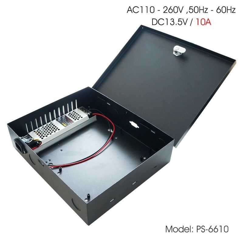 12VDC 10A gate controller lock power supply converter box cabinet case