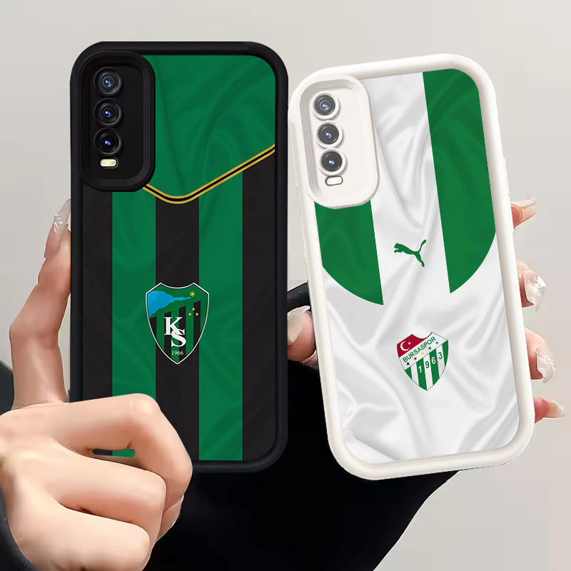 Casing untuk VIVO Y20 Y12s Y11s Y20s Y20i S1 Pro Silikon Case H-73 tim sepak bola