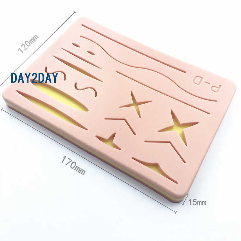 ￥ Model Kulit Pelatihan Pad Untuk Doctor Nurse Student Practice Model Suture Silicone Luka
