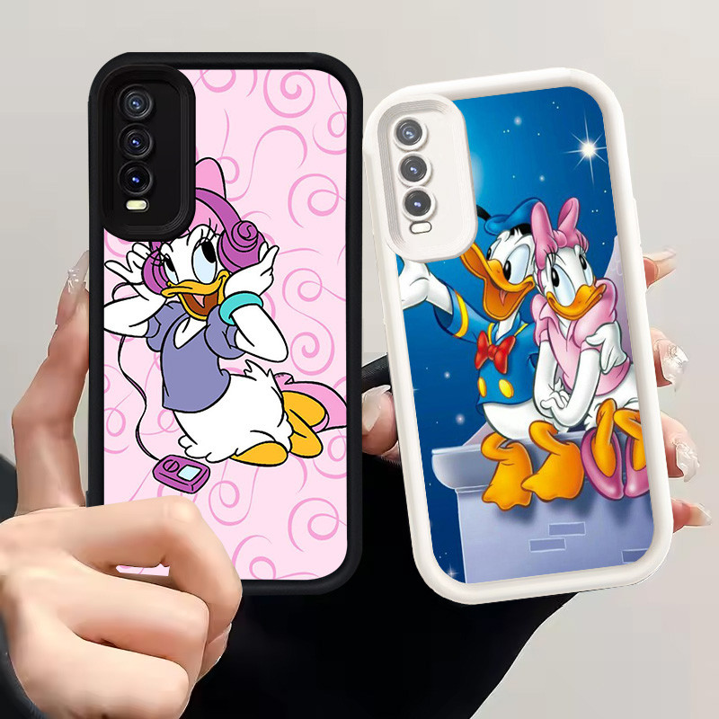 Casing untuk VIVO Y20 Y12s Y11s Y20s Y20i S1 Pro Silikon Case H-30 Donald duck