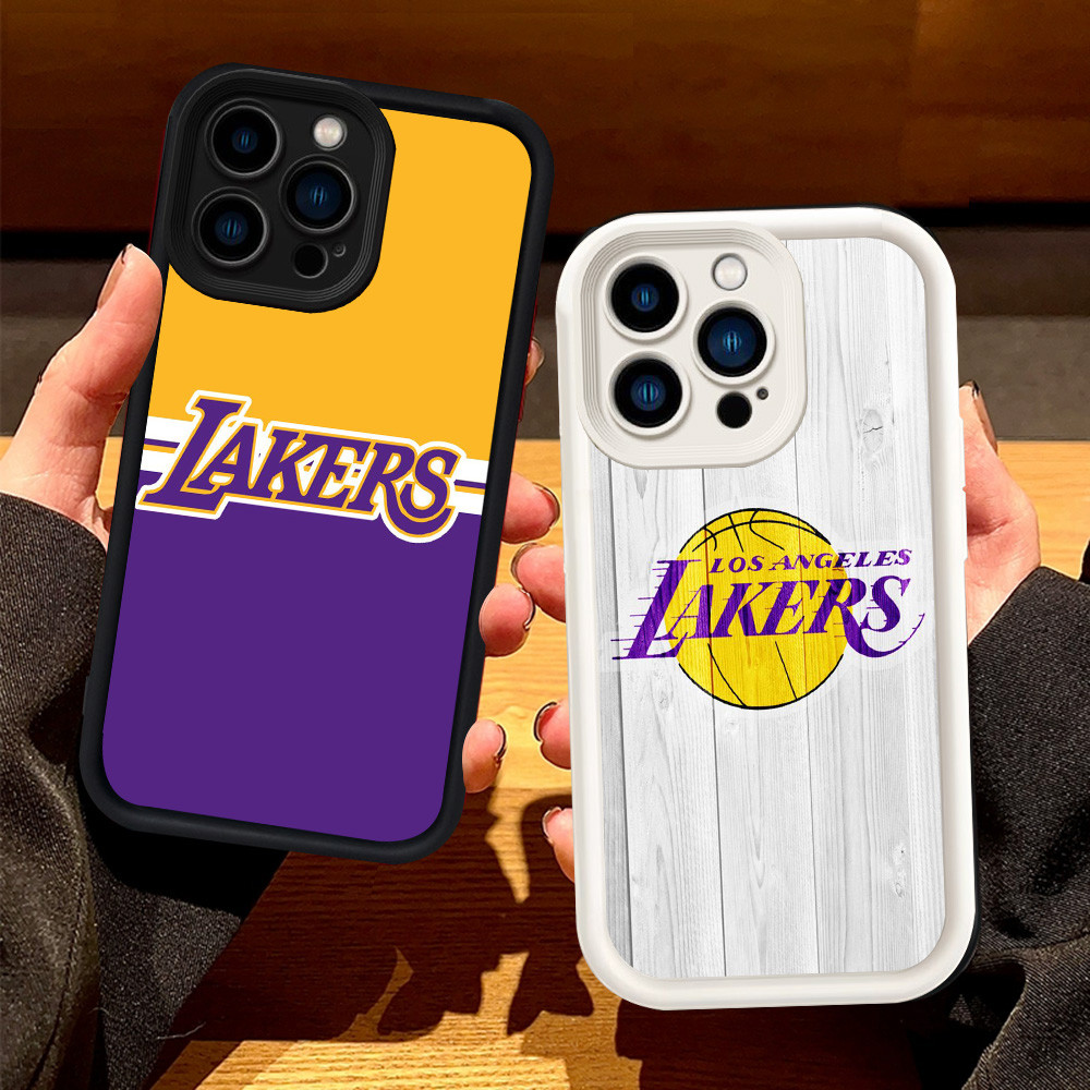 Casing untuk iPhone 12 XR Mini Pro Max Silikon Case H-40 Lakers