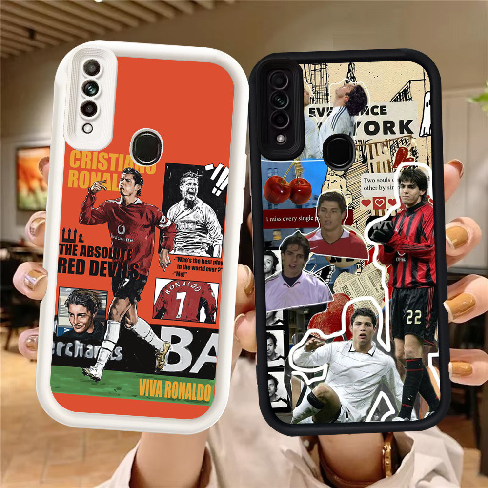 Z-9 Cristiano Ronaldo Putih Hitam Casing untuk OPPO A31 Reno 3 A91 F15 2020 Case
