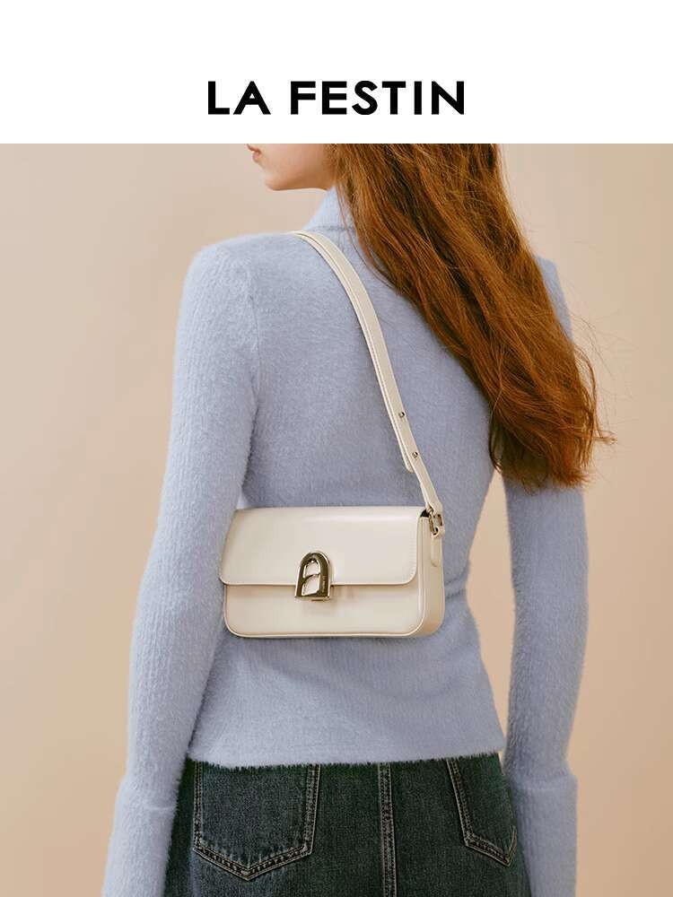 Rafestin wanita 2025 baru mini kulit asli bahu sepotong tas baju