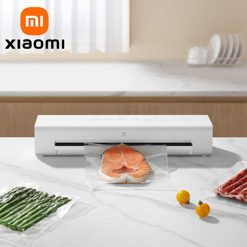 XIAOMI MIJIA Sealers 220V With Free 10pcs Bags For Kitchen Household Food Vacuum Sealer Packagi