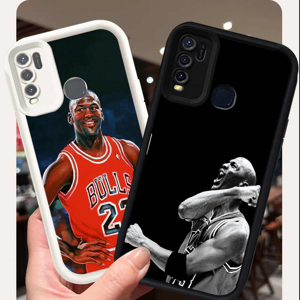 R-37 Michael Jordan 23 Case Lembut Casing untuk VIVO Y30 Y50 V15 Cover