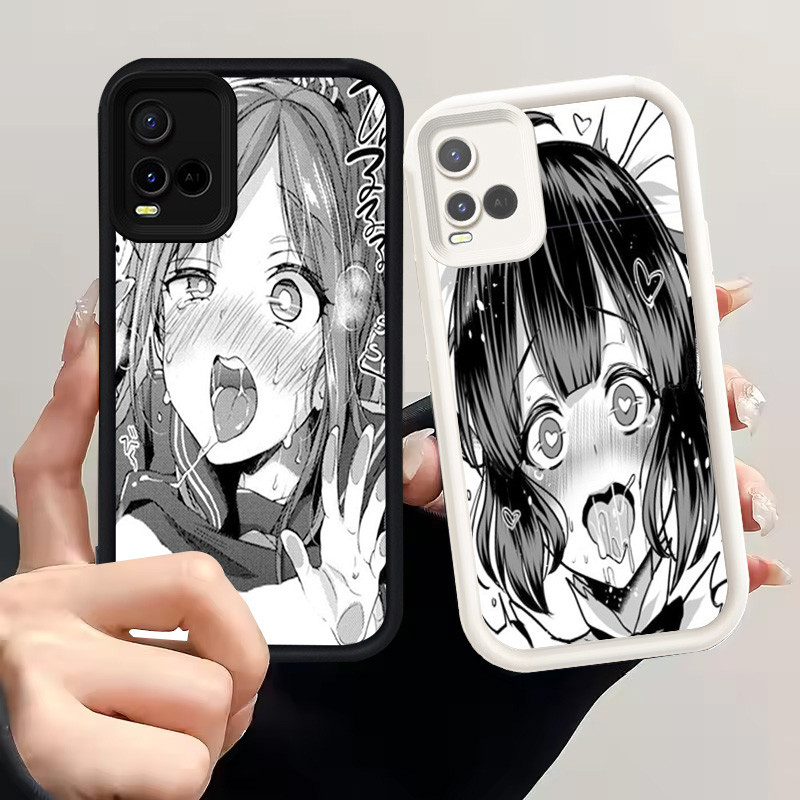 Casing untuk VIVO Y21e V20 Y21t Y21s Y33s Y21 Pro V21 V21E Y73 Silikon Case H-19 Ahegao Anime