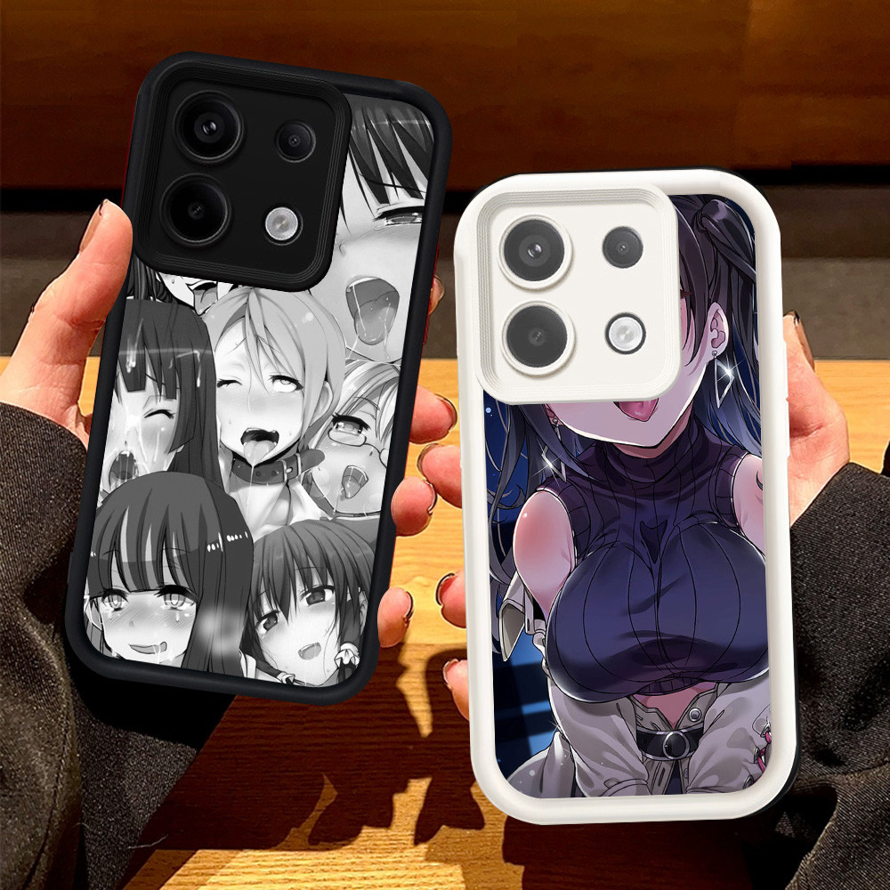 Casing untuk Xiaomi Redmi Note 13 Pro Plus 5G Silikon Case H-19 Ahegao Anime