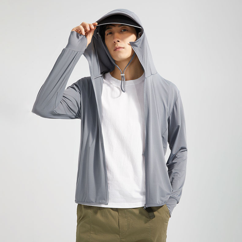 UPF50+baju terbesar untuk pria dan wanita pakaian kulit luar, matahari, baju perlindungan matahari