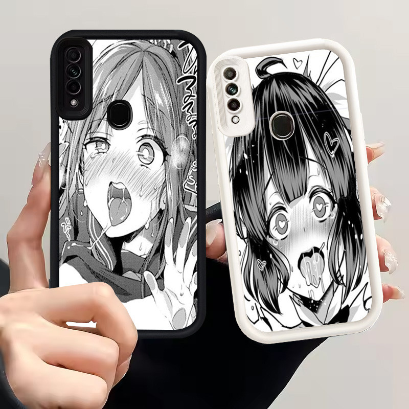 Casing untuk OPPO Reno 3 F15 A31 A91 Silikon Case H-19 Ahegao Anime