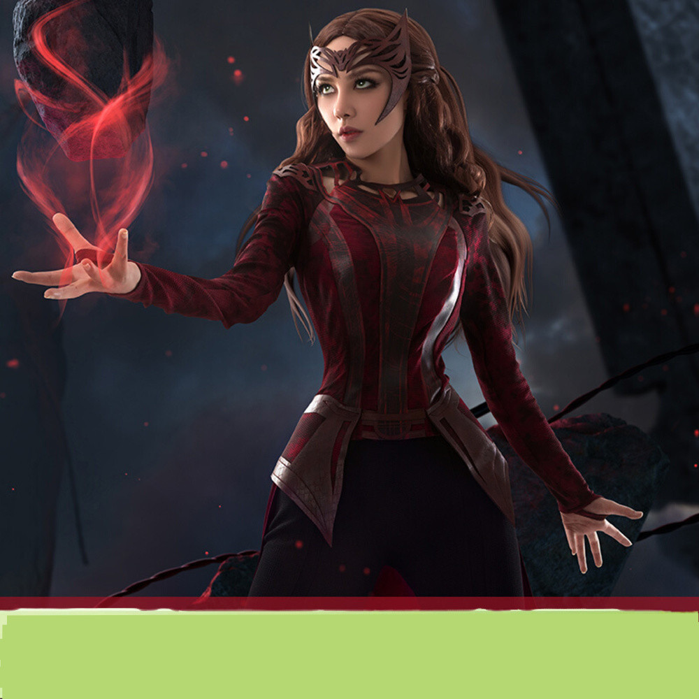 Marvel Doctor Strange 2 Crazy Multiverse Scarlet Witch Wanda Blackens cosplay 4911