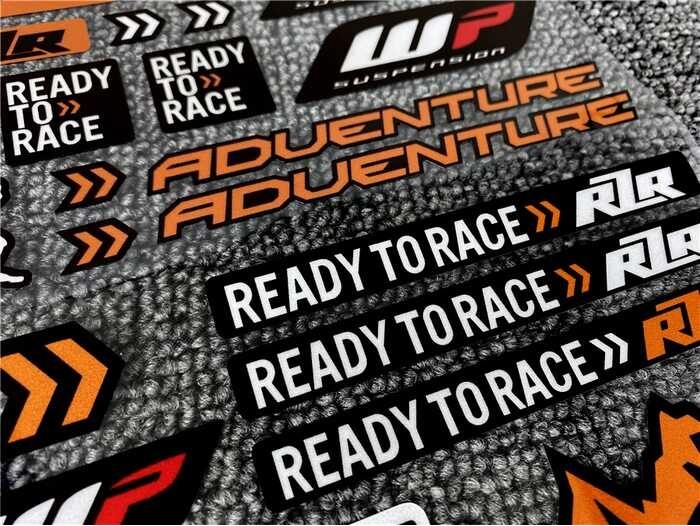 ￥ ￥ Reflektif Motocross Decals Waterproof Sticker Untuk KTM Rc8 200 250 390 690 790 890 990 1050 10