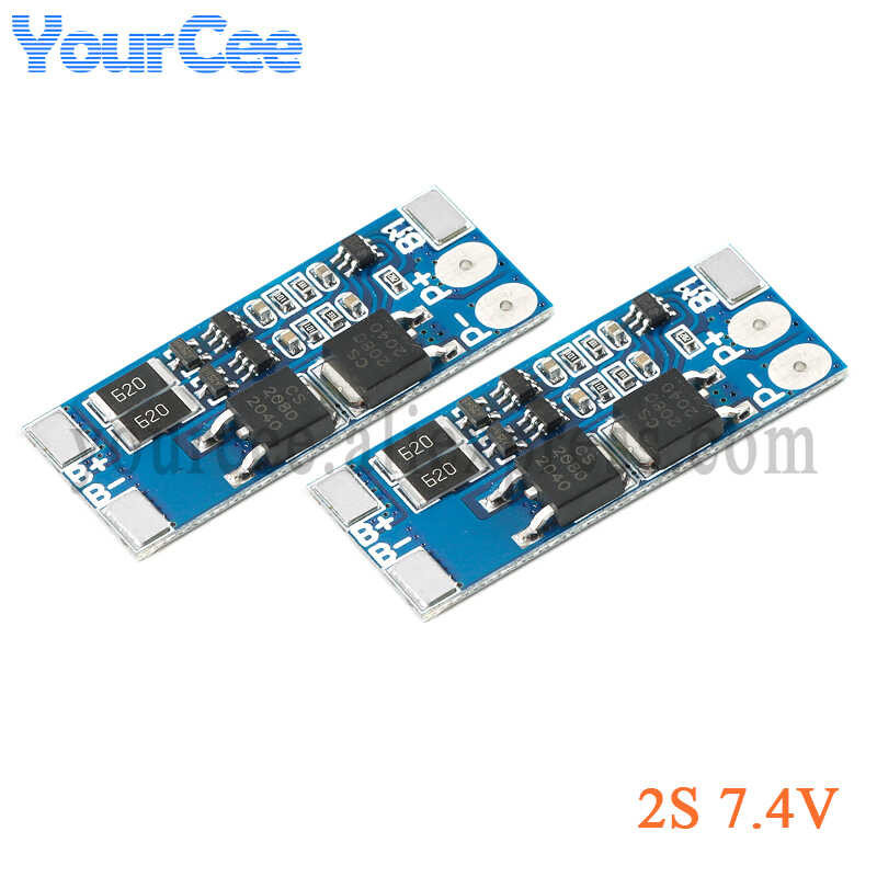 2S 5pcs/1pc 8.4V 7.4V 8A 18650 Lithium Battery Protection Board Equalizer Balanced BMS Charge P