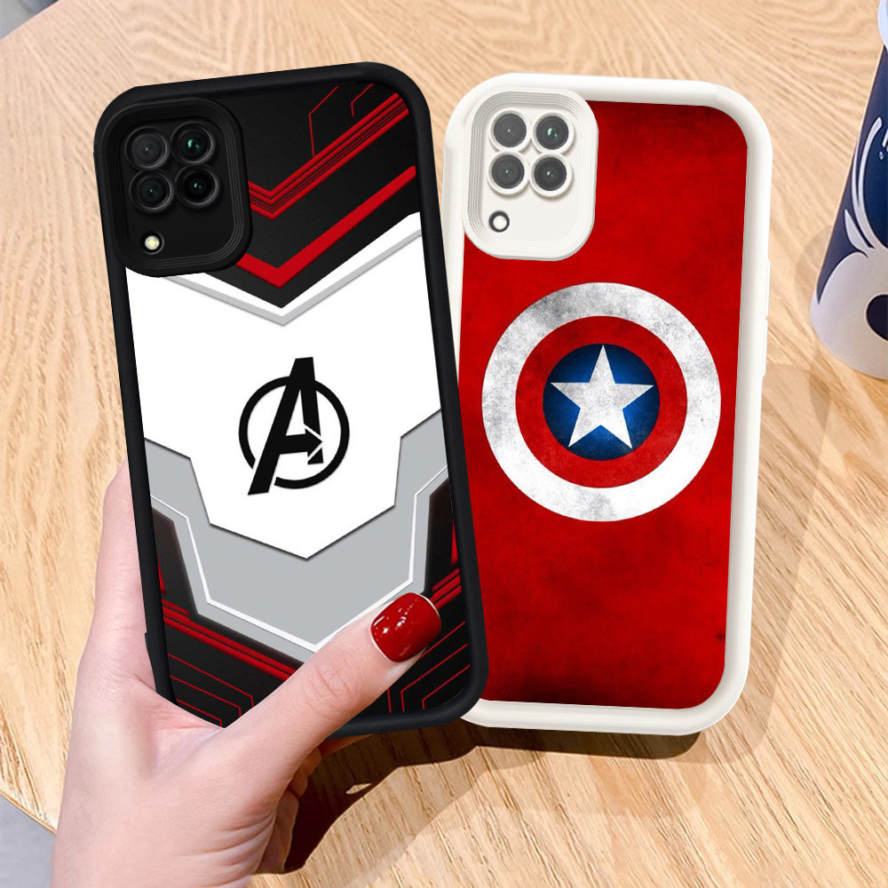 Casing untuk Samsung Galaxy A12 A22 5G J2 J7 Prime Pro J4 J6 Plus Silikon Case H-88 Marvel Avengers