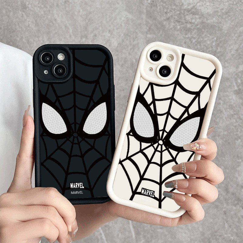 Casing lembut ponsel silikon pola Spider-Man untuk ponsel Infinix.