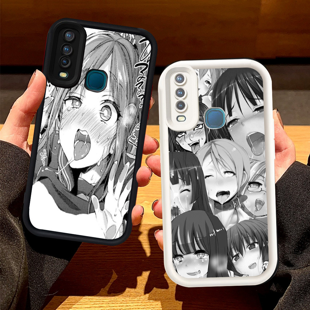 Casing untuk VIVO Y50 Y15 Y17 Y30 Y12 Y19 V9 Z1 Pro Y66 Y30i Silikon Case H-19 Ahegao Anime