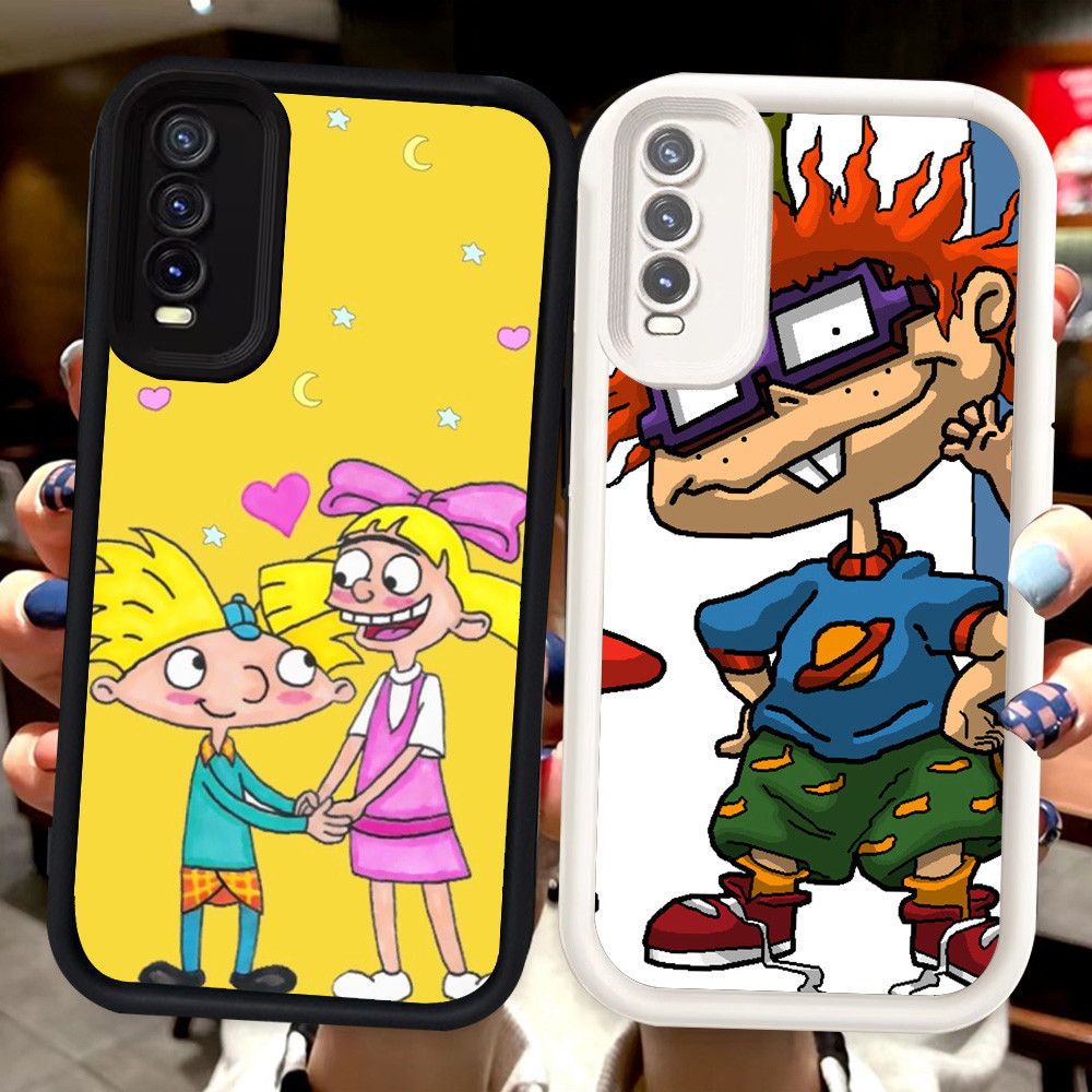 Z-32 Rugrats Putih Hitam Casing untuk Samsung Galaxy A30 A50 A50s A30s Case