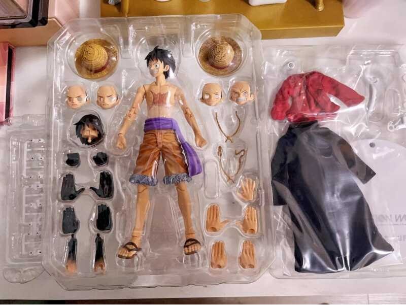 ￥ Bandai Original Imagination Works Series Monkey D Luffy Figure The Island Of Ghosts One Piece C