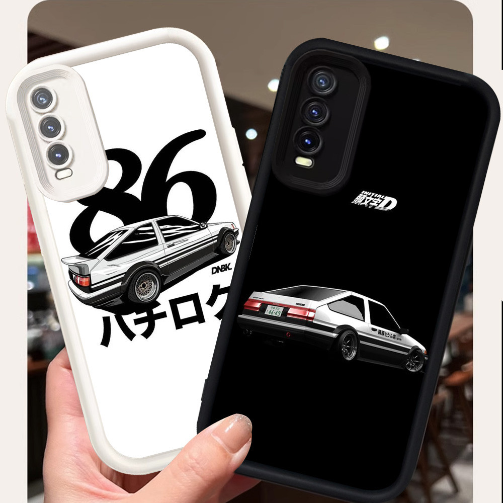 Casing untuk VIVO Y20 Y12s Y11s Y20s Y20i S1 Pro Silikon Case H-43 INITIAL D AE86