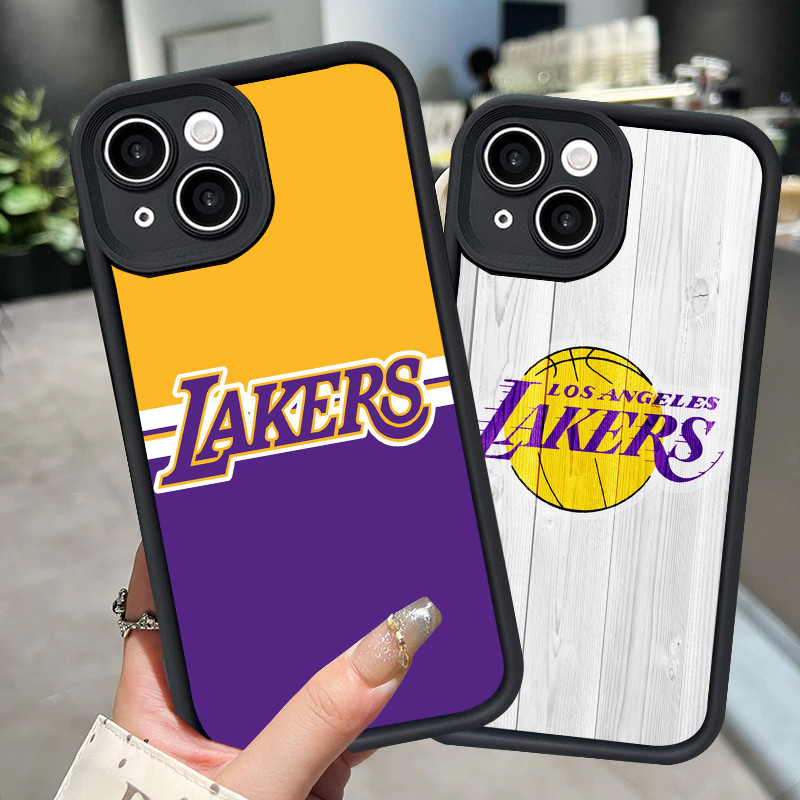 H-40 Lakers Casing untuk iPhone 6S XR 11 6 7 XS X 8 Pro Max Plus