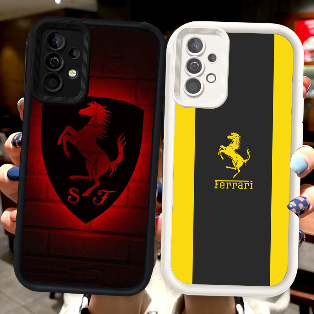 Z-51 Ferrari sports car Putih Hitam Casing untuk Samsung Galaxy A32 A13 A33 A23 5G Case