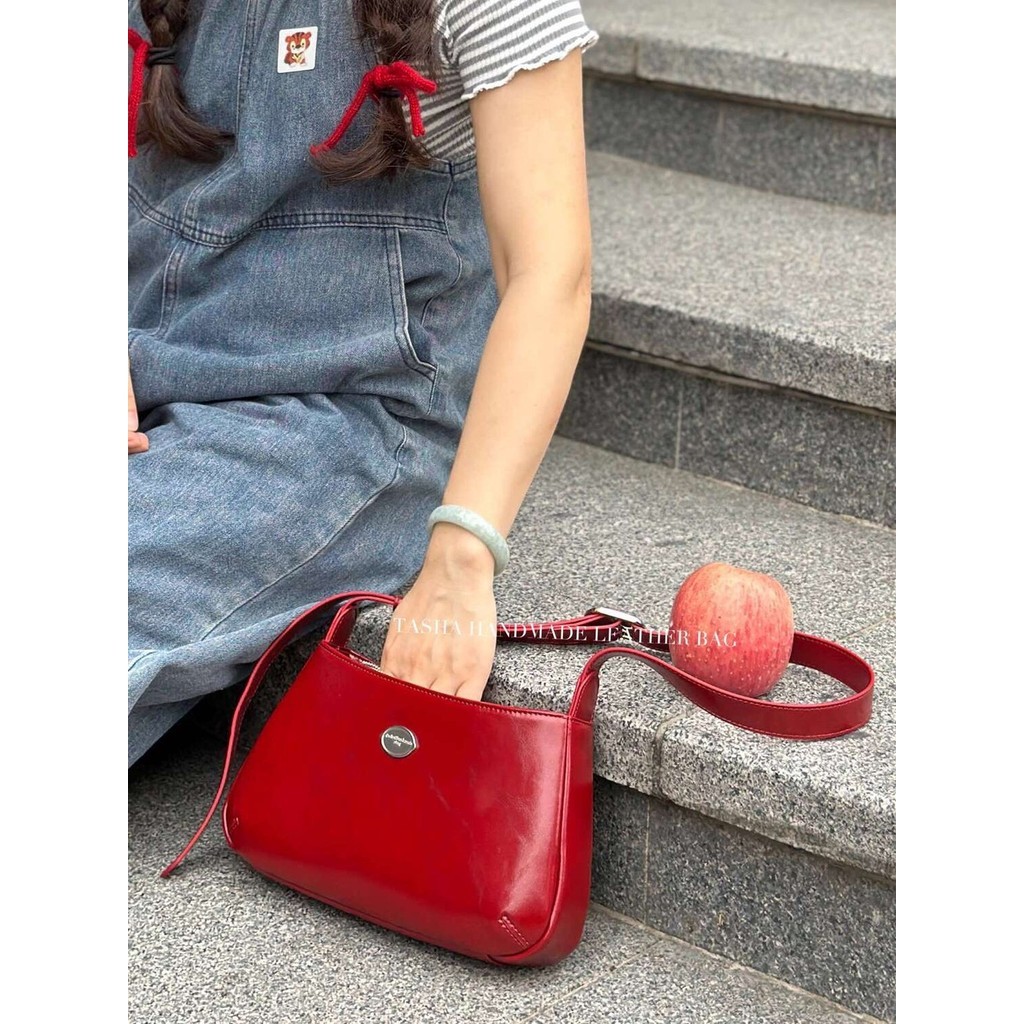 Nenek Tasha Sayang Sapi 2024 Tas Tote Ritsleting Baru