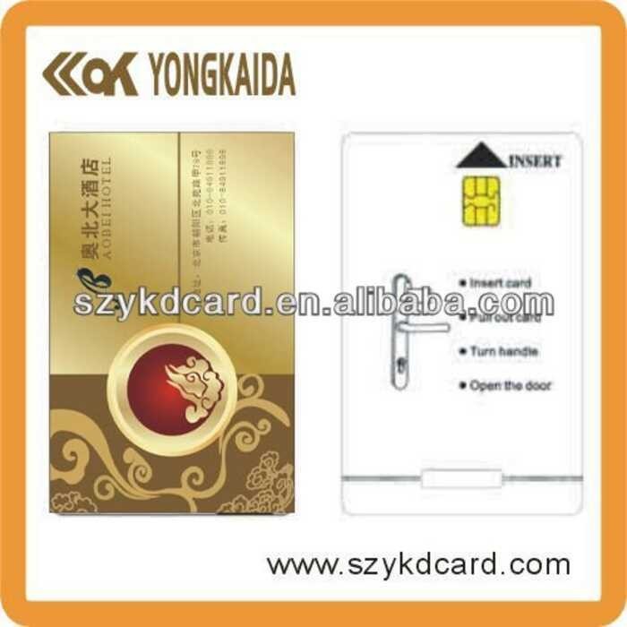 

Yongkaida 1000pcs Cetak Kontak baca-tulis Fudan5542 Pintar IC Kartu Kredit PVC Ukuran Design Te
