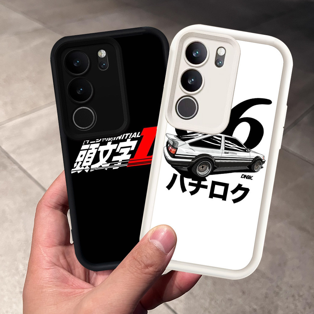 Casing untuk VIVO Y19S V40 Lite Y400 Pro V29 V50 Y83 5G Silikon Case H-43 INITIAL D AE86