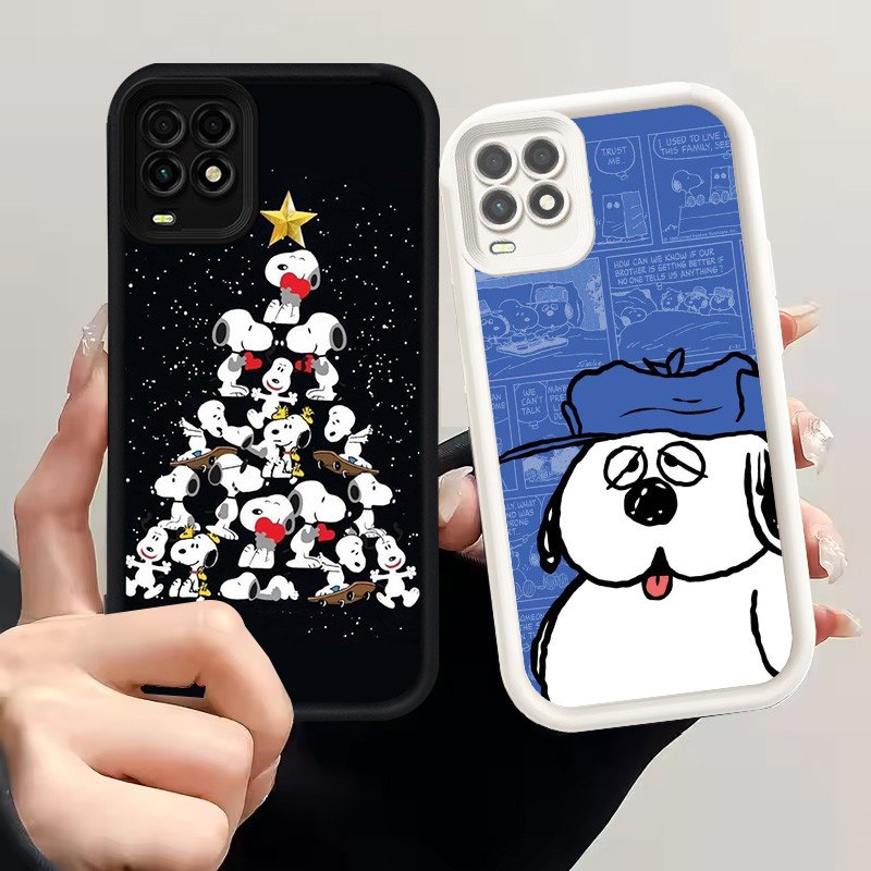 Casing untuk Realme 8 8S Pro 5G OPPO A54 Silikon Case H-50 Snoopy