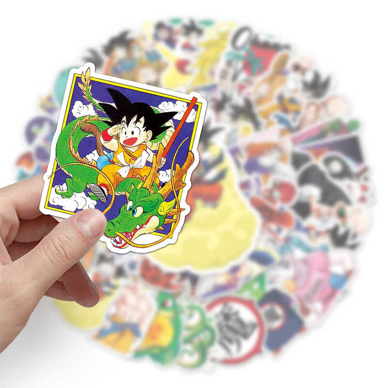 

￥ 10/30/50Pcs Anime Dragon Ball Stickers Mainan Stationery Computer Water Bottle Waterproof Super