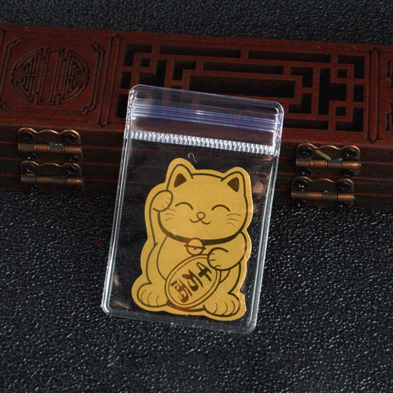 

￥ 5Pcs Foil Mobile Sticker Lucky Cat Gold Decoration New Year Gift Phone Patch