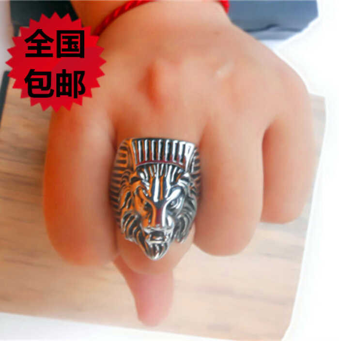 Lion 1 King Ring Outdoor Self Defense Ring Mighty Titanium Steel Ring Single Finger Self Defens