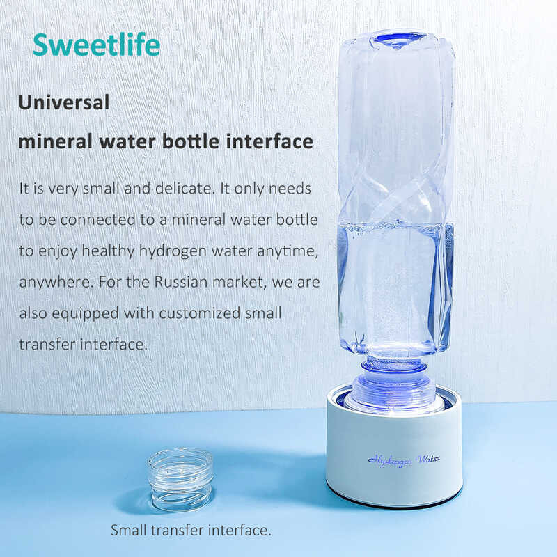 Max 3000ppb Hydrogen Rich Generator- 3 dalam 1 penggunaan (Bernafas dengan tabung) DuPont SPE+P