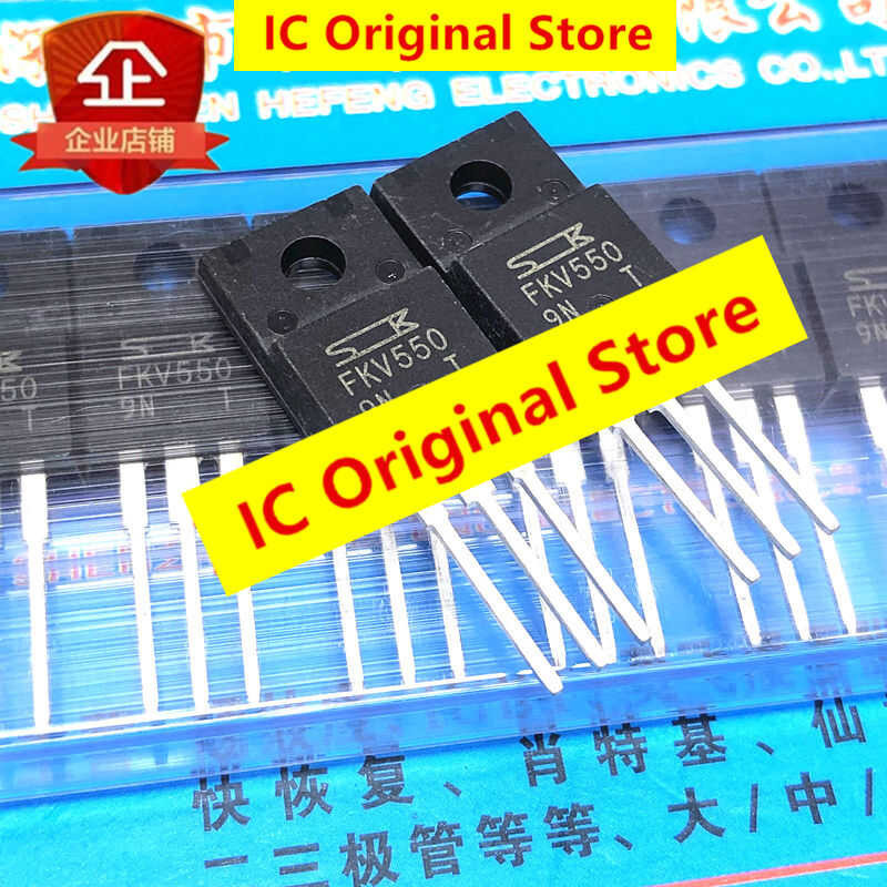 10pcs baru FKV550 Import Spot The TO-220-F LCD Power Module F ield Effect Tube To220 FKV550T fi