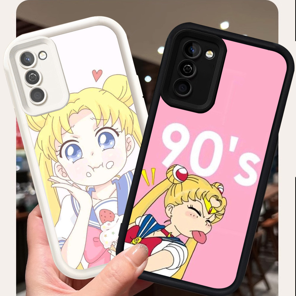Casing untuk Samsung Galaxy A02S A03S M02S F02S A03 Core a02 Silikon Case H-63 Sailor Moon