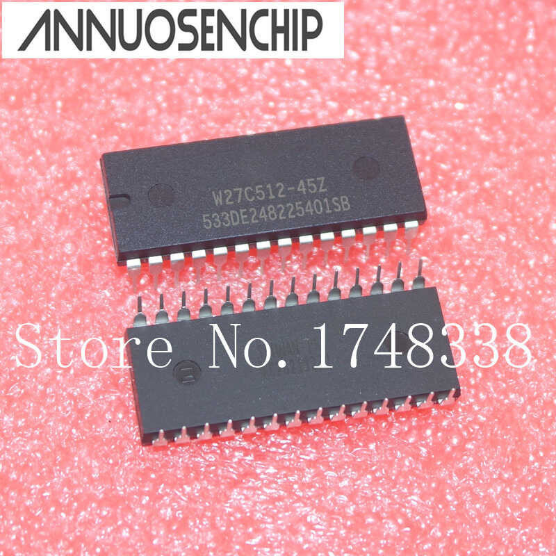 W27C512 10PCS W27C512-45Z DIP EEPROM 512KBIT 45NS KEWALITAN BARU