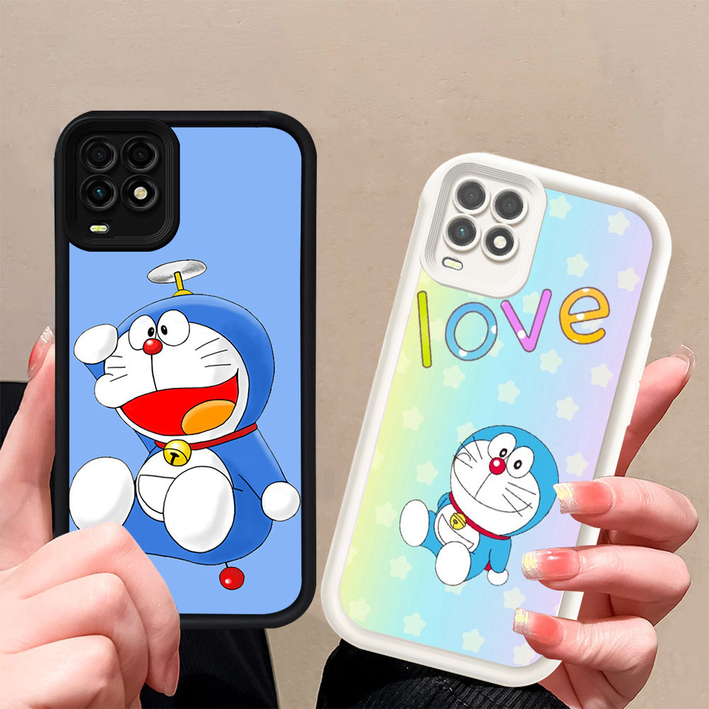 R-8 Doraemon Case Lembut Casing untuk Realme 8 5G OPPO A54 A94 Cover