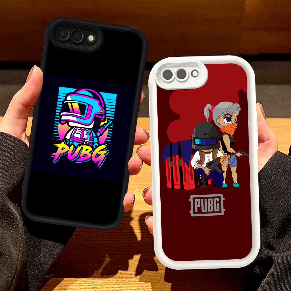 Casing untuk OPPO A3S A5 A83 A39 A37 F5 A12E A1K Realme C2 C2s Silikon Case H-39 PUBG