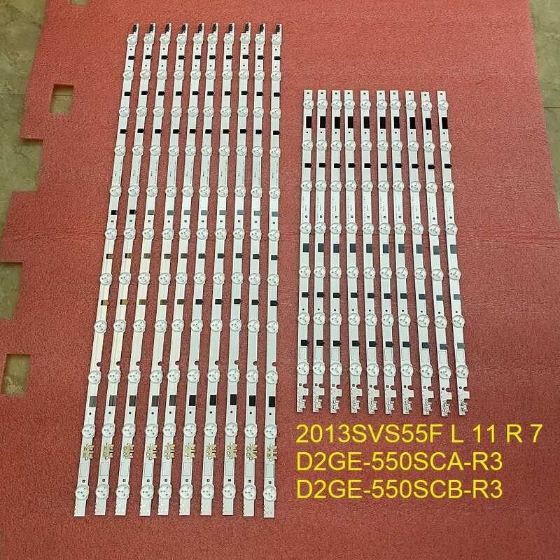 LED backlight strip(20) Untuk TV UA55F6400 UE55F6320 UA55F6300 UN55F6400AF UE55F6800 UE55F5000