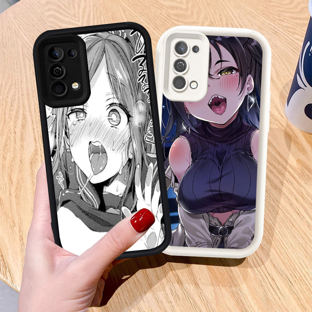 Casing untuk OPPO Reno 4 5 6 5G Find  X3 Lite Silikon Case H-19 Ahegao Anime