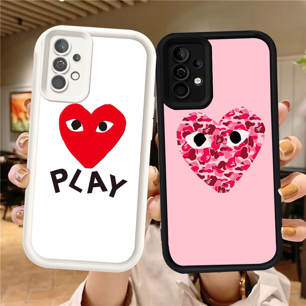 Z-8 CDG Putih Hitam Casing untuk Samsung Galaxy A32 A13 A33 A23 5G Case