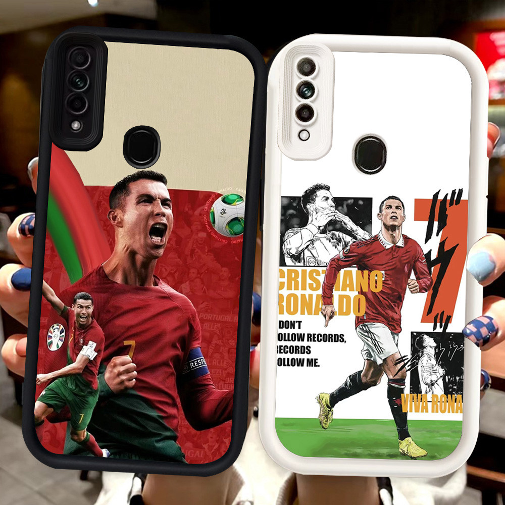 Z-21 Ronaldo Putih Hitam Casing untuk OPPO A31 Reno 3 A91 F15 2020 Case