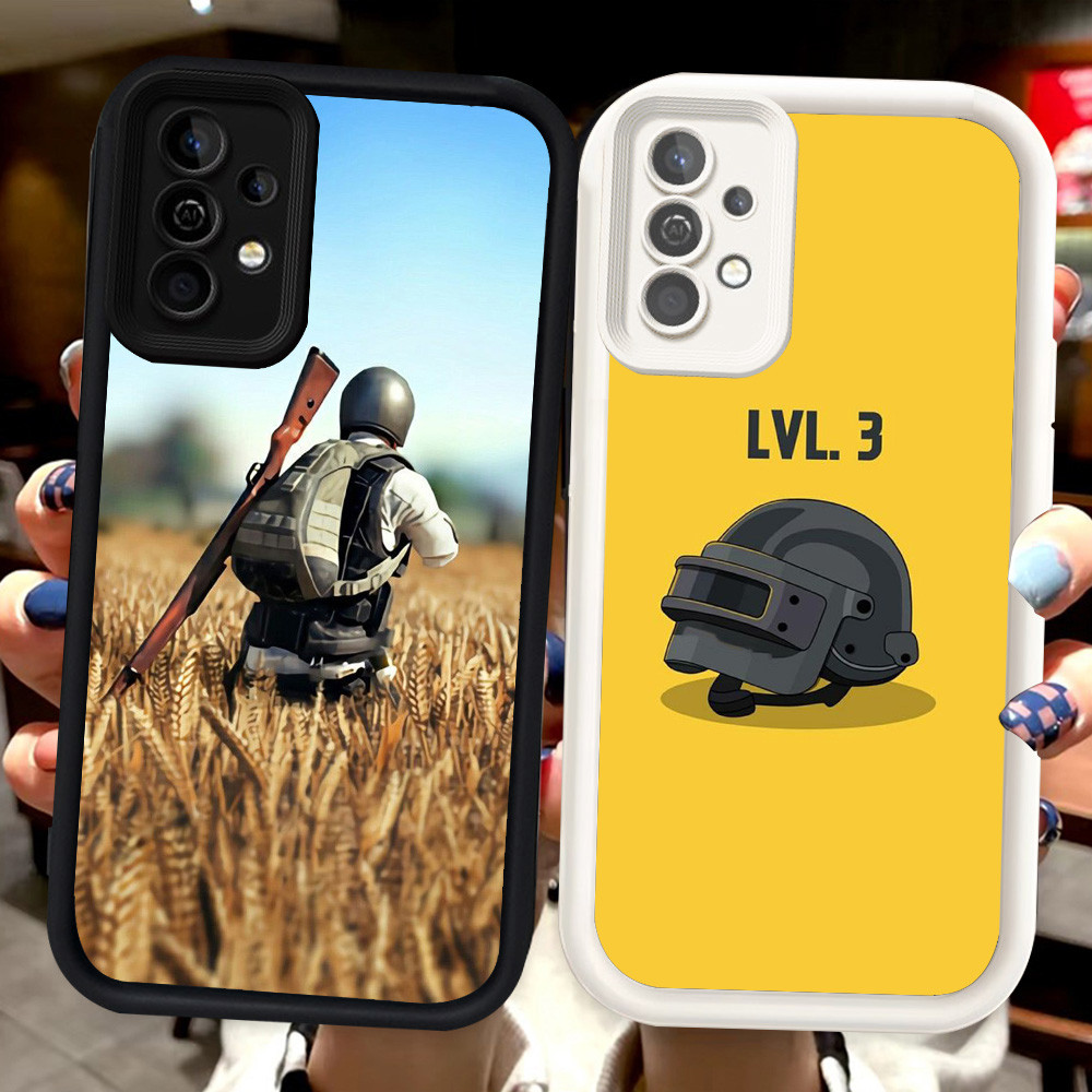 Z-28 PUBG Game Putih Hitam Casing untuk Samsung Galaxy A32 A13 A33 A23 5G Case