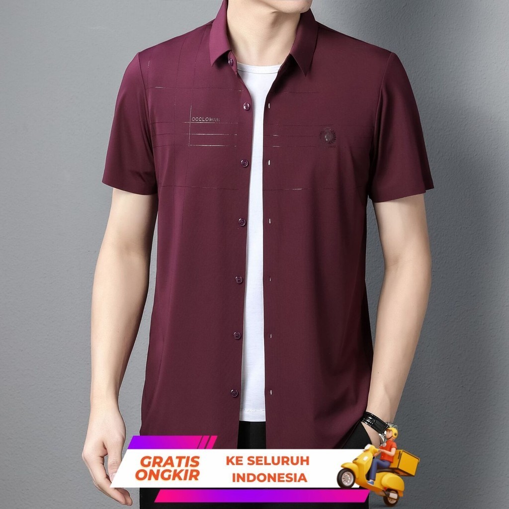 Kemeja Pria  New 2022 Summer Casual Short Quality Shirts Men's Preferred AAAAAA