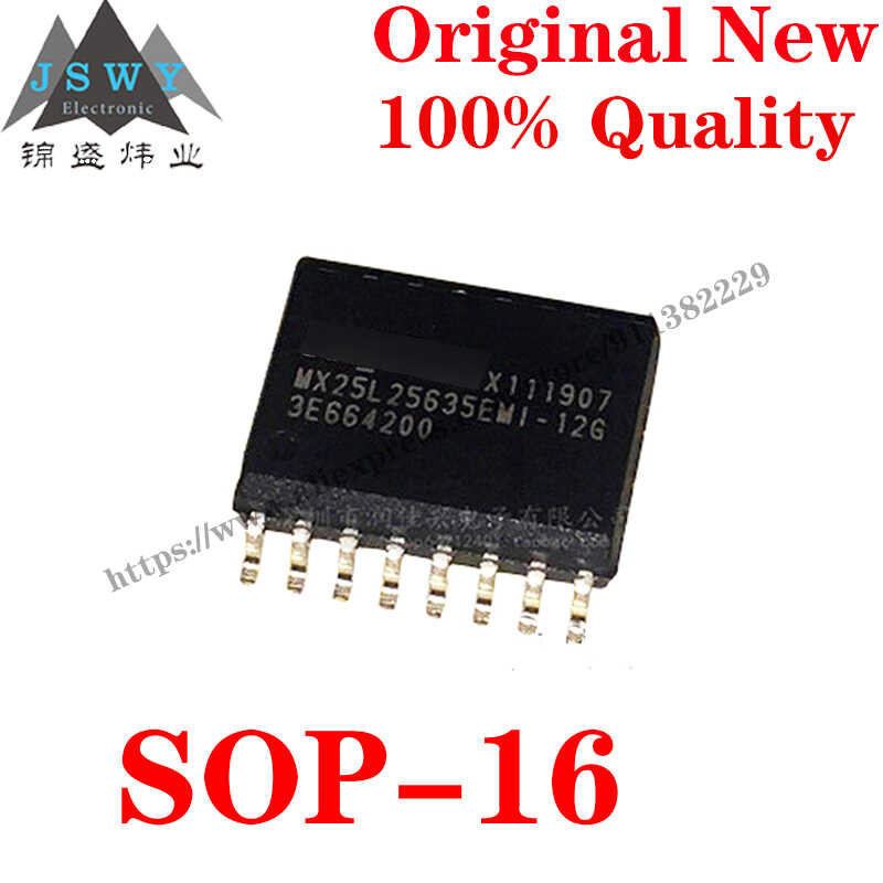 MX25L25635EMI-12G 10~100 PCS SOP-16 Semiconductor router 256M flash memory IC Chip for module a